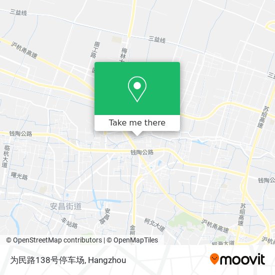 为民路138号停车场 map