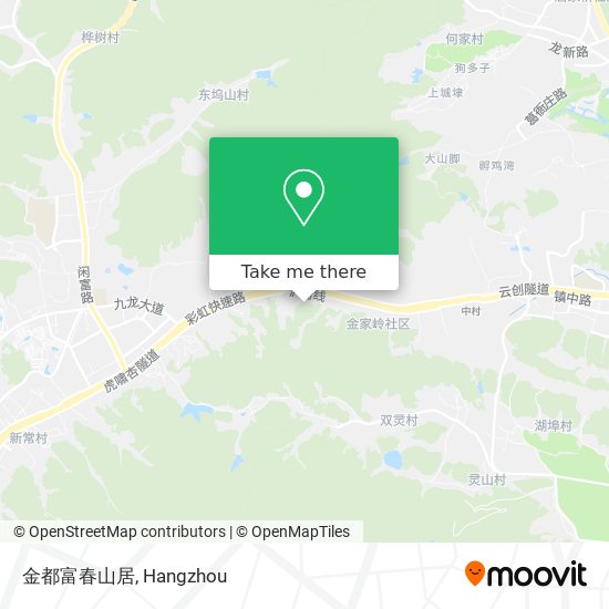 金都富春山居 map