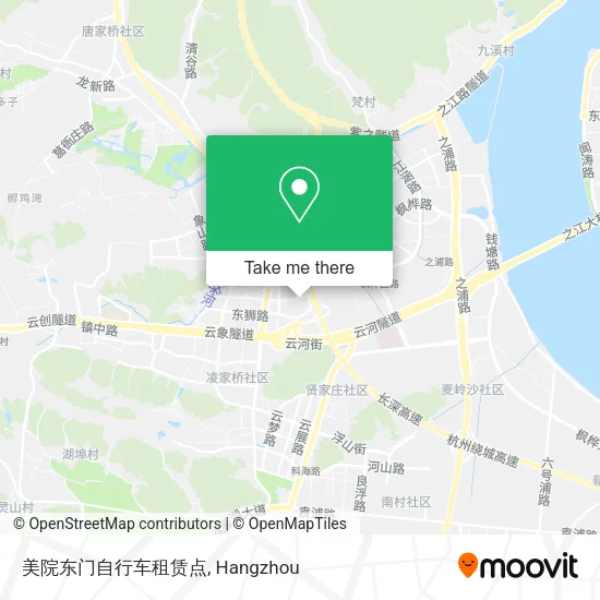 美院东门自行车租赁点 map