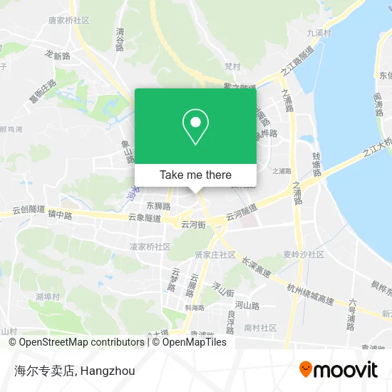 海尔专卖店 map