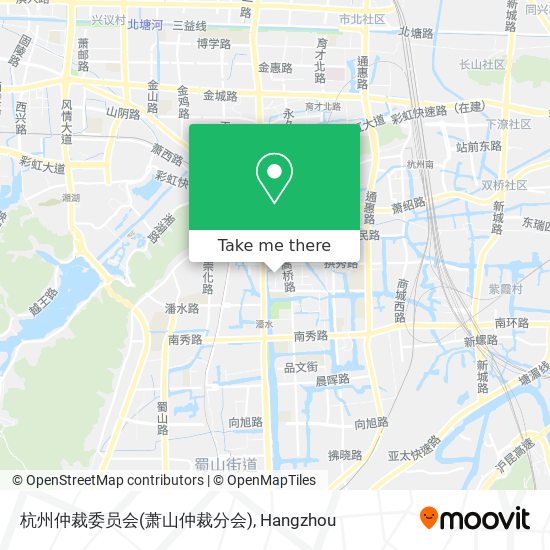 杭州仲裁委员会(萧山仲裁分会) map