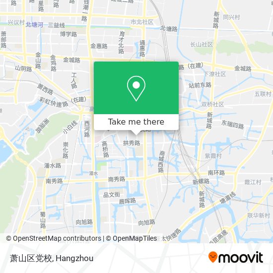 萧山区党校 map