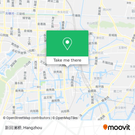 新回澜桥 map