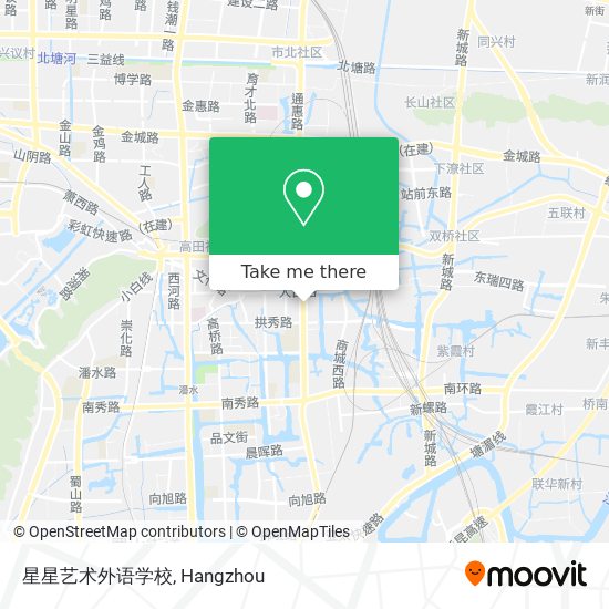 星星艺术外语学校 map