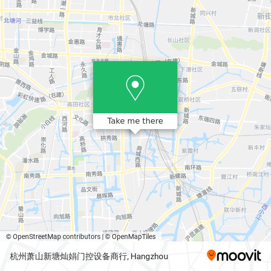 杭州萧山新塘灿娟门控设备商行 map