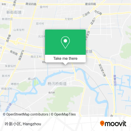 吟新小区 map