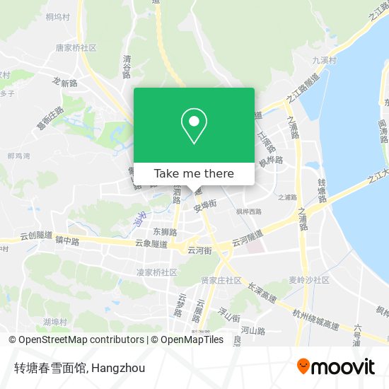 转塘春雪面馆 map