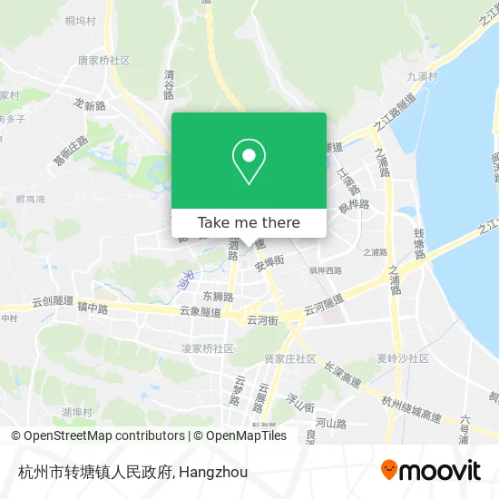 杭州市转塘镇人民政府 map