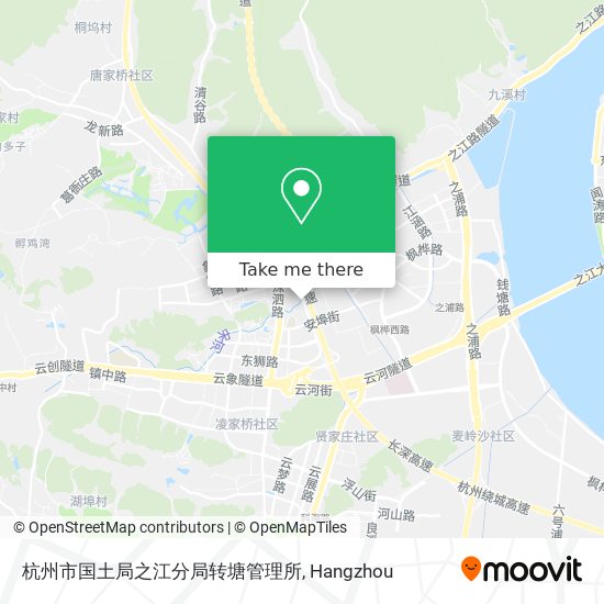 杭州市国土局之江分局转塘管理所 map