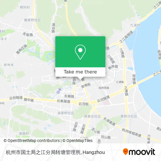 杭州市国土局之江分局转塘管理所 map