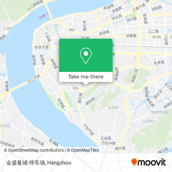 金盛曼城-停车场 map