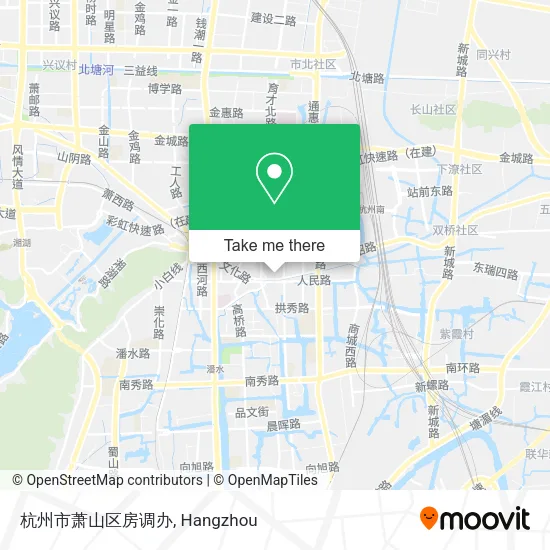 杭州市萧山区房调办 map