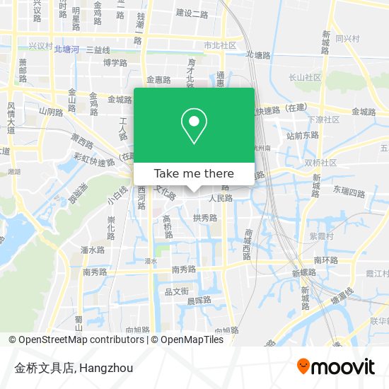 金桥文具店 map