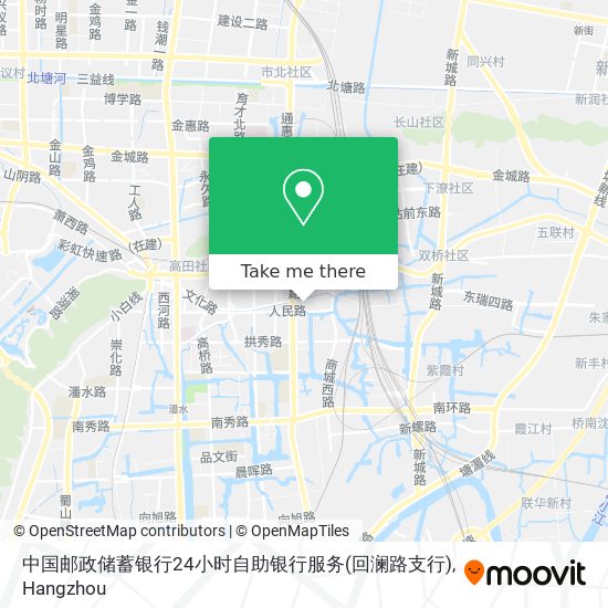 中国邮政储蓄银行24小时自助银行服务(回澜路支行) map