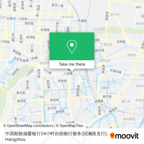 中国邮政储蓄银行24小时自助银行服务(回澜路支行) map