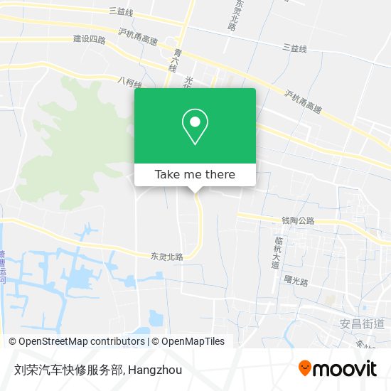 刘荣汽车快修服务部 map