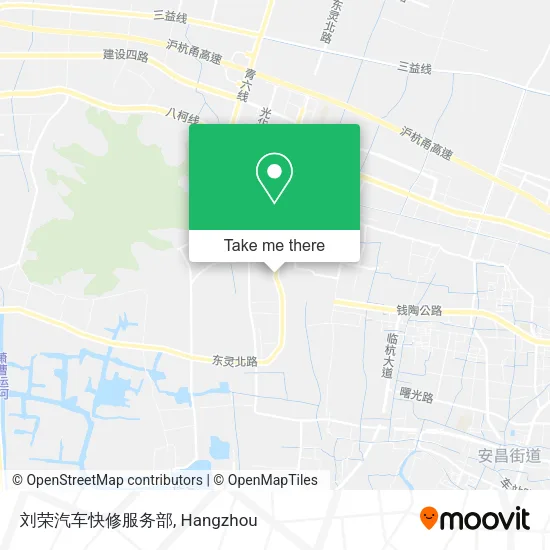 刘荣汽车快修服务部 map