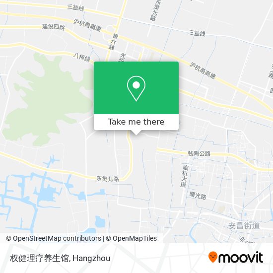 权健理疗养生馆 map