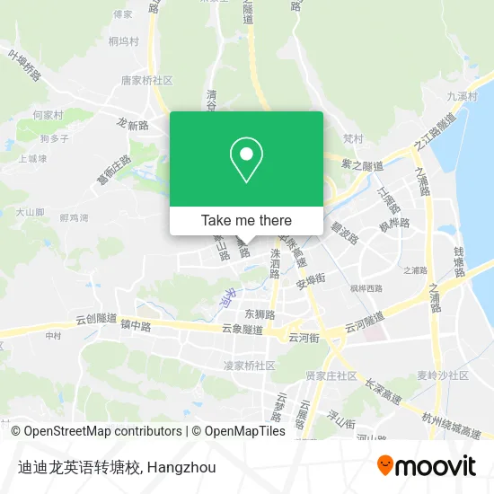 迪迪龙英语转塘校 map
