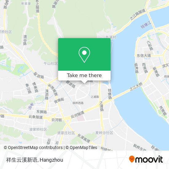 祥生云溪新语 map