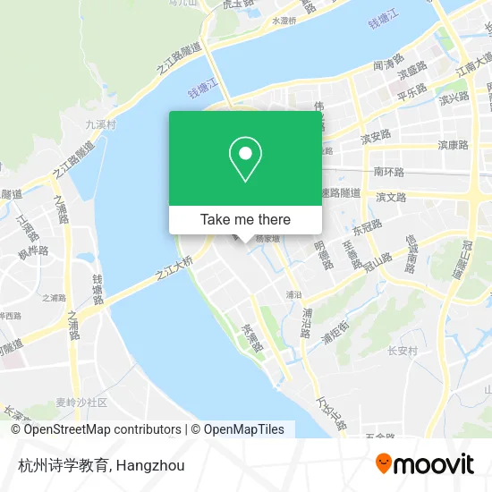 杭州诗学教育 map