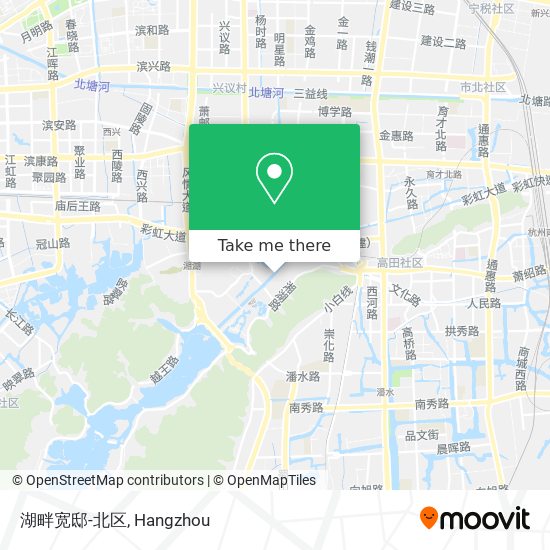 湖畔宽邸-北区 map