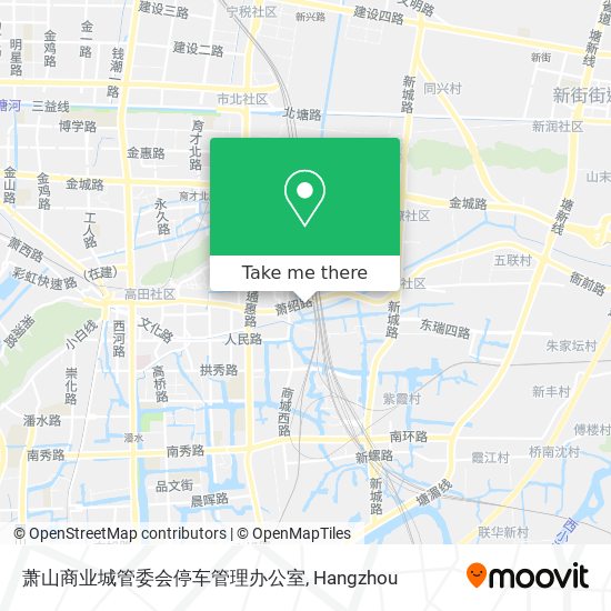 萧山商业城管委会停车管理办公室 map