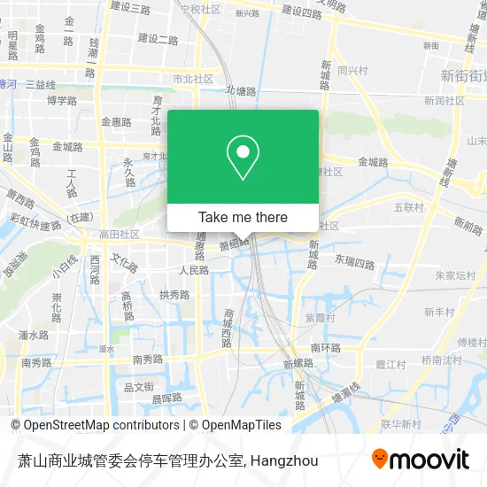 萧山商业城管委会停车管理办公室 map