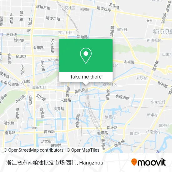 浙江省东南粮油批发市场-西门 map