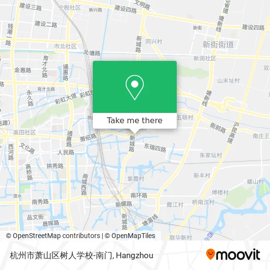 杭州市萧山区树人学校-南门 map