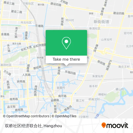 双桥社区经济联合社 map
