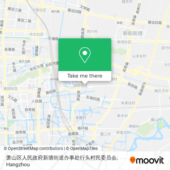 萧山区人民政府新塘街道办事处行头村民委员会 map