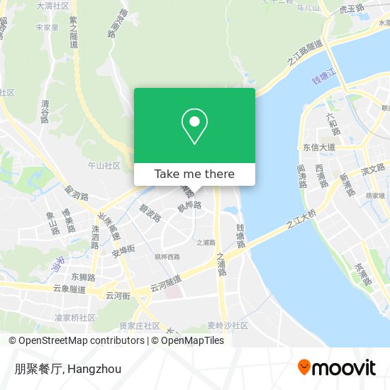 朋聚餐厅 map