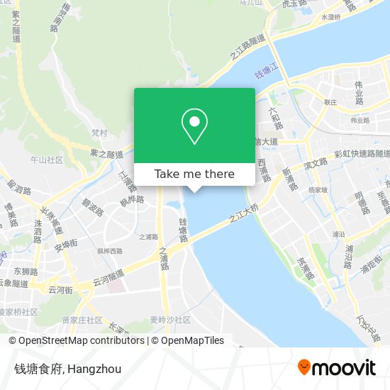 钱塘食府 map