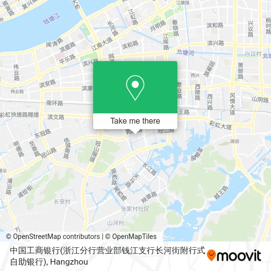 中国工商银行(浙江分行营业部钱江支行长河街附行式自助银行) map