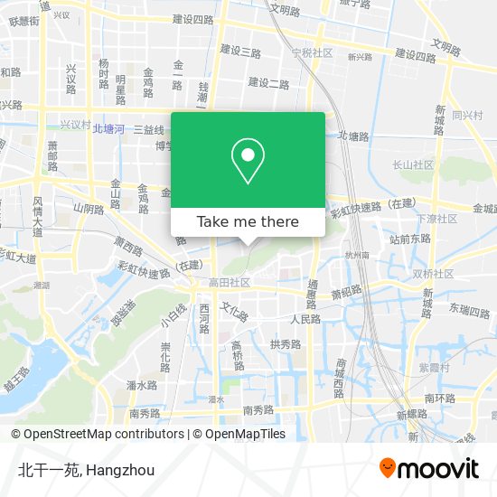 北干一苑 map