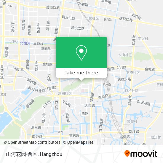 山河花园-西区 map