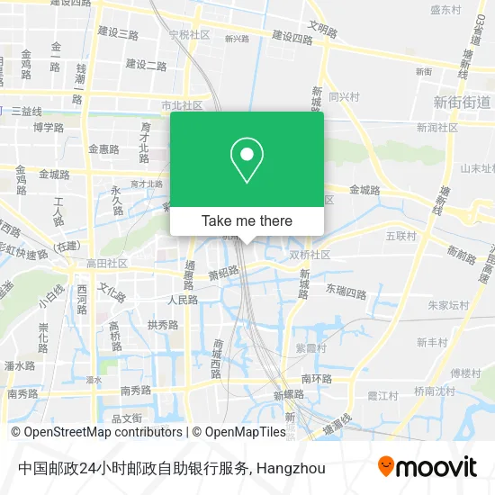 中国邮政24小时邮政自助银行服务 map