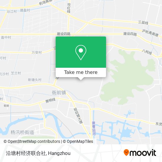 沿塘村经济联合社 map