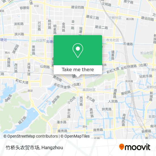 竹桥头农贸市场 map