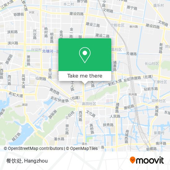 餐饮处 map