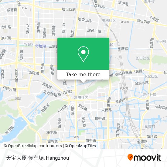 天宝大厦-停车场 map