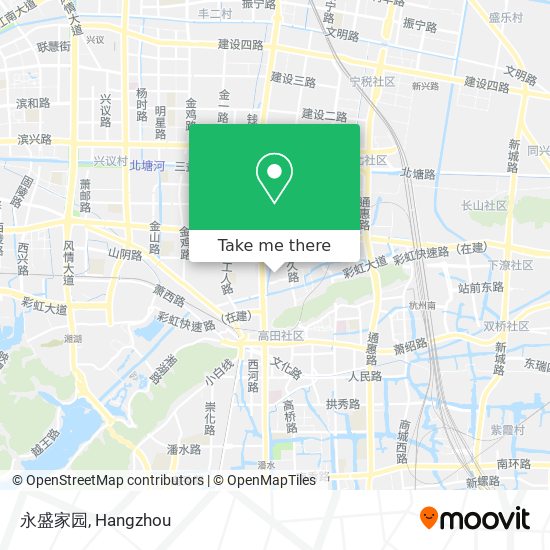 永盛家园 map