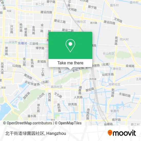 北干街道绿菌园社区 map