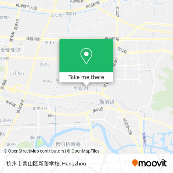 杭州市萧山区新蕾学校 map