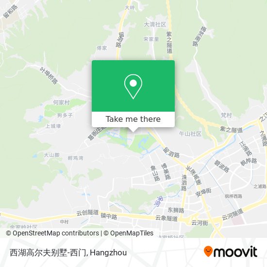 西湖高尔夫别墅-西门 map