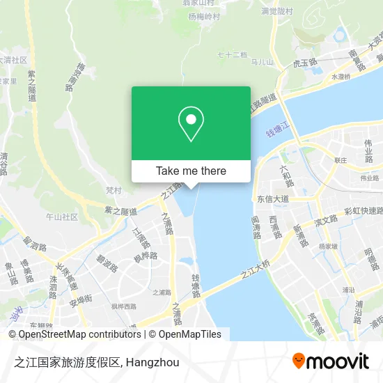 之江国家旅游度假区 map