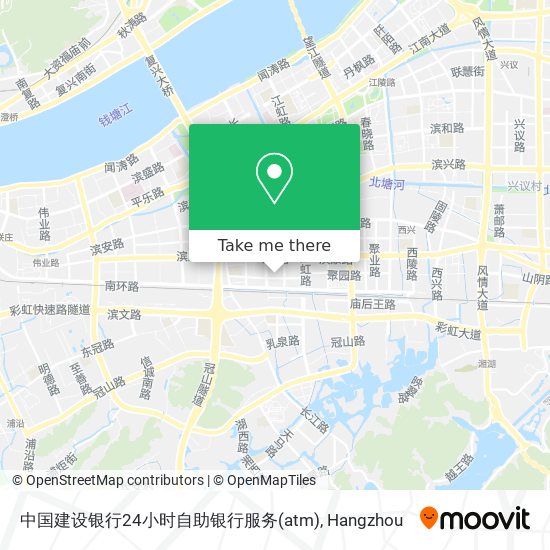 中国建设银行24小时自助银行服务(atm) map