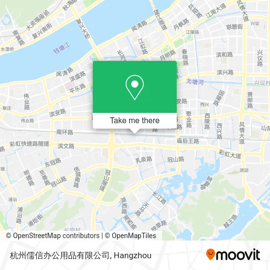 杭州儒信办公用品有限公司 map