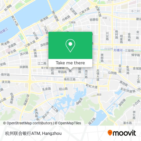 杭州联合银行ATM map